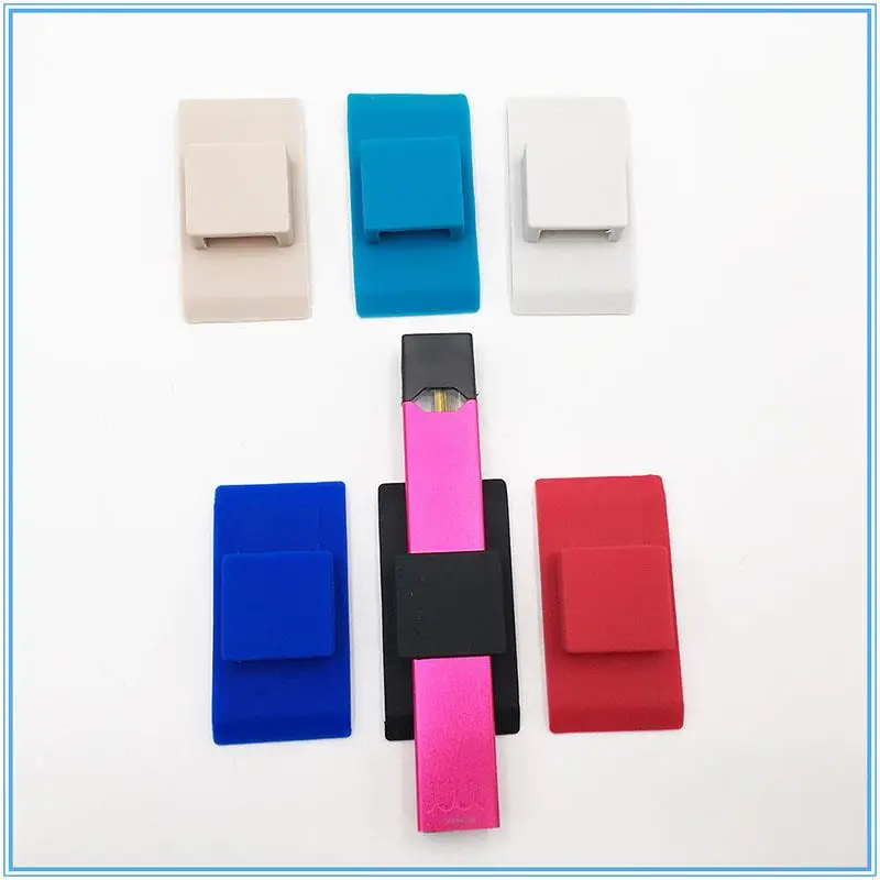 

10pcs Silicone Cases for JUUL Mobile Phone Back Sticker Silicon Case Holder Electronic Cigarette Vape Accessories Hot Selling