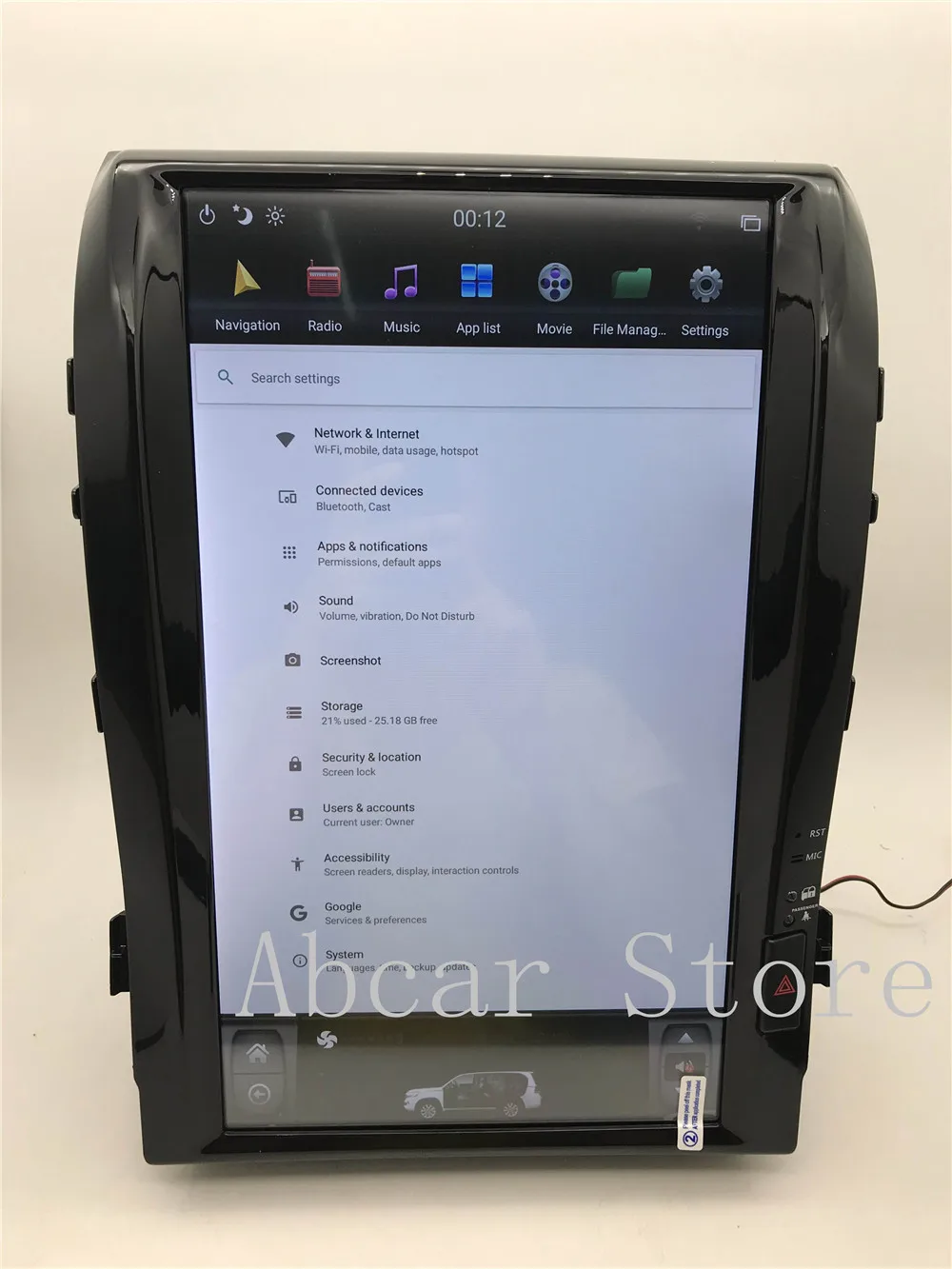 1" Tesla стиль Android 8,1 PX6 HDMI Автомобильный dvd-плеер gps навигация для Toyota LAND CRUISER LC200 2008- радио ips стерео