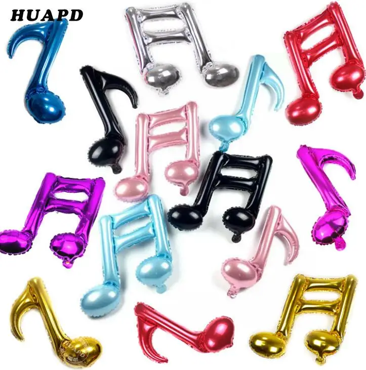 10 шт. цветные музыкальные шары с двойными нотами балетные для девочек вечерние