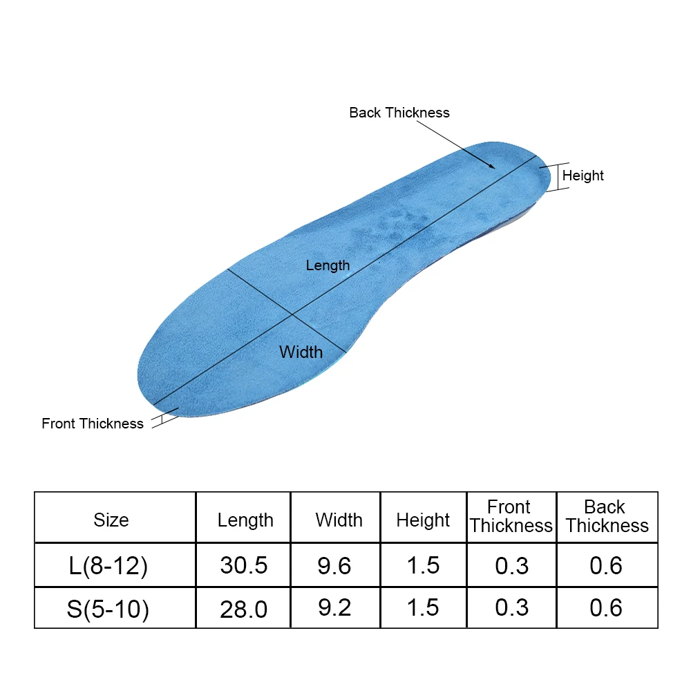 Silicone Sports Running Orthotic Insoles for Men Women High Quality Soft TPE Gel Pad Relieve Foot Pain Insoles With Elasticity