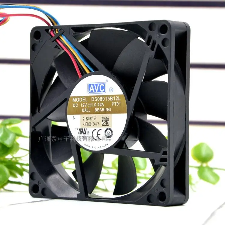 AVC Ds08015b12l 8 см 8015 12 в а PWM контроль температуры | Компьютеры и офис