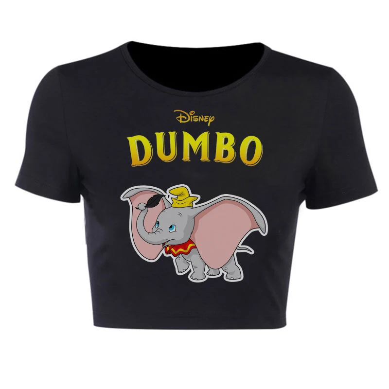 Женская Винтажная футболка с коротким рукавом и круглым вырезом мультяшным