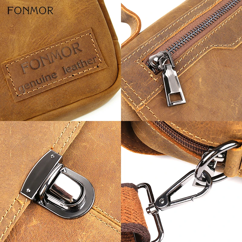 Мужская деловая сумка Кроссбоди из натуральной кожи| |