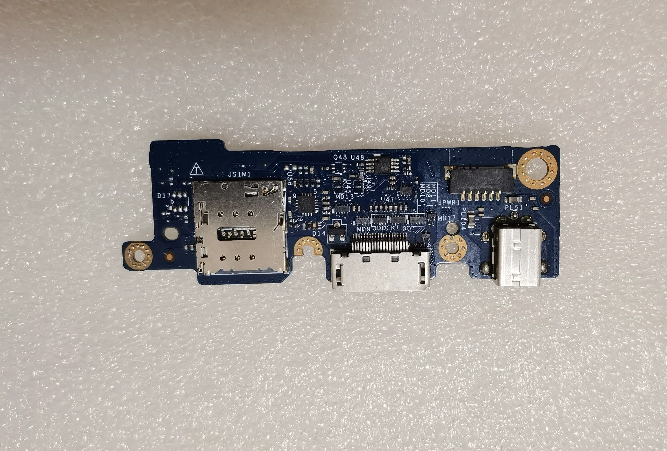 

Оригинал для Dell Latitude 7351 7350 DC Jack SIM Слот док-станция плата питания 0VKXP6 VKXP6 LS-B333P