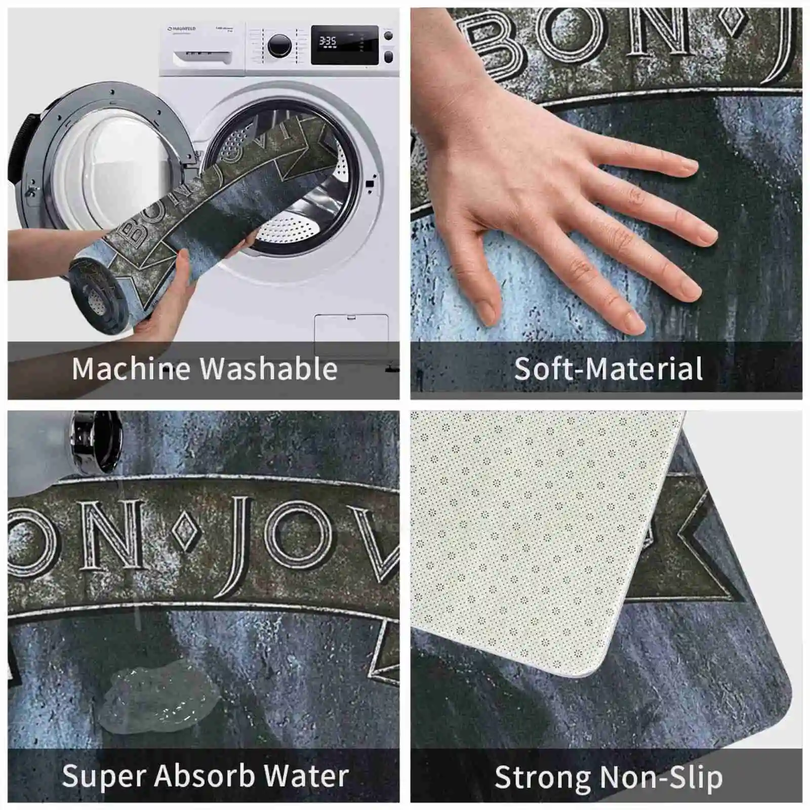 Коврик для ног черного цвета подставка домашний коврик дома и гостиной детей