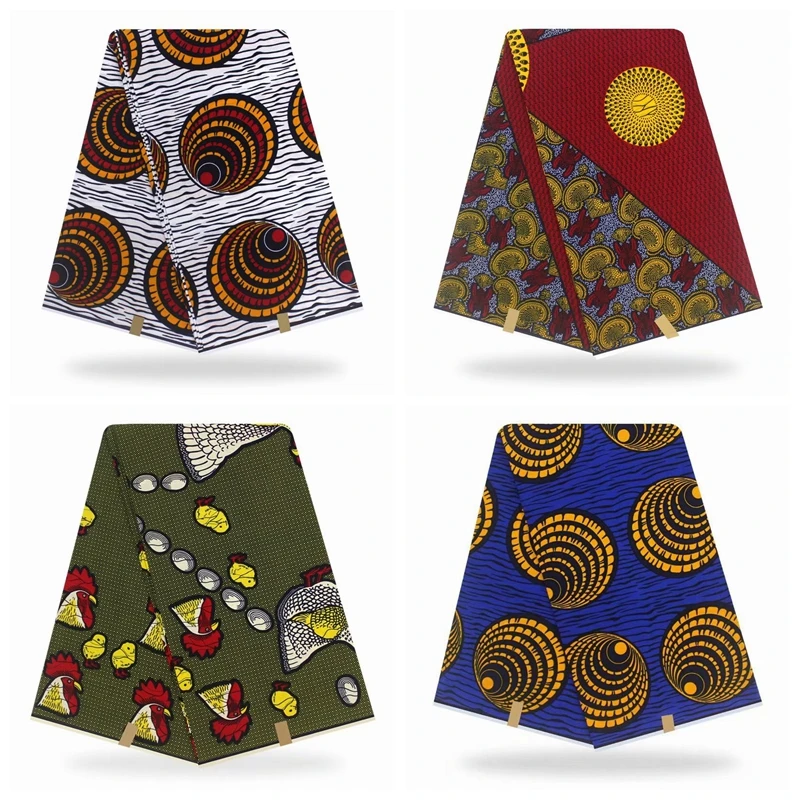 2021 красивый дизайн с батиком в африканском стиле настоящий Африканский вощеная