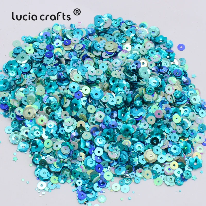Lucia ручная работа 20 г/лот смешанные размеры/формы в форме чешуйчашки конфетти