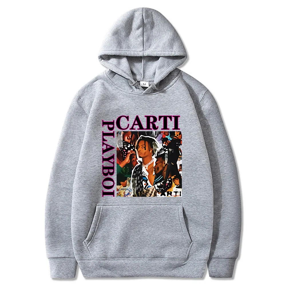 Мужская/Женская толстовка Playboi Carti осенняя Повседневная Толстовка с графическим