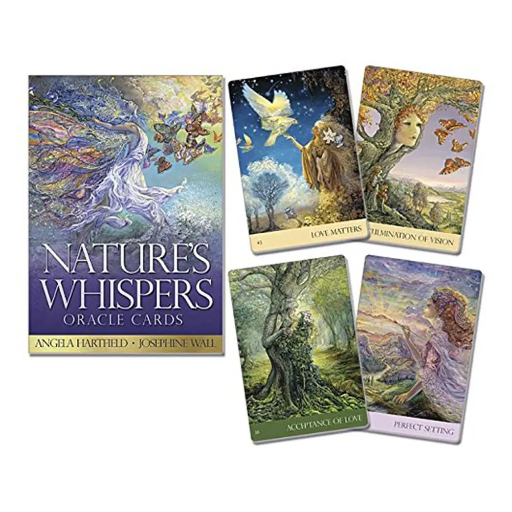 Оригинальный шепот Nature's Whispers карты с полным английским языком Таро игра