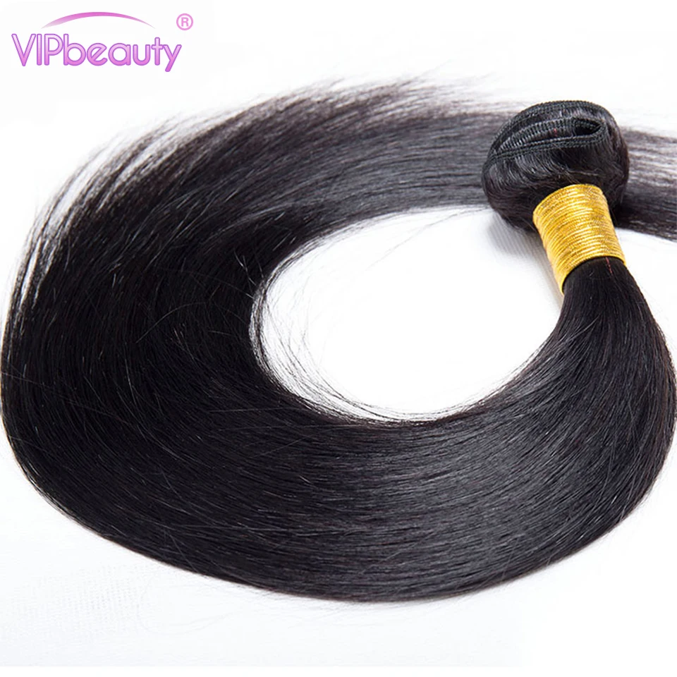 VIP beauty, перуанские прямые волосы remy, пряди с закрытием, натуральные черные волосы с 2x6, на шнуровке, средняя часть