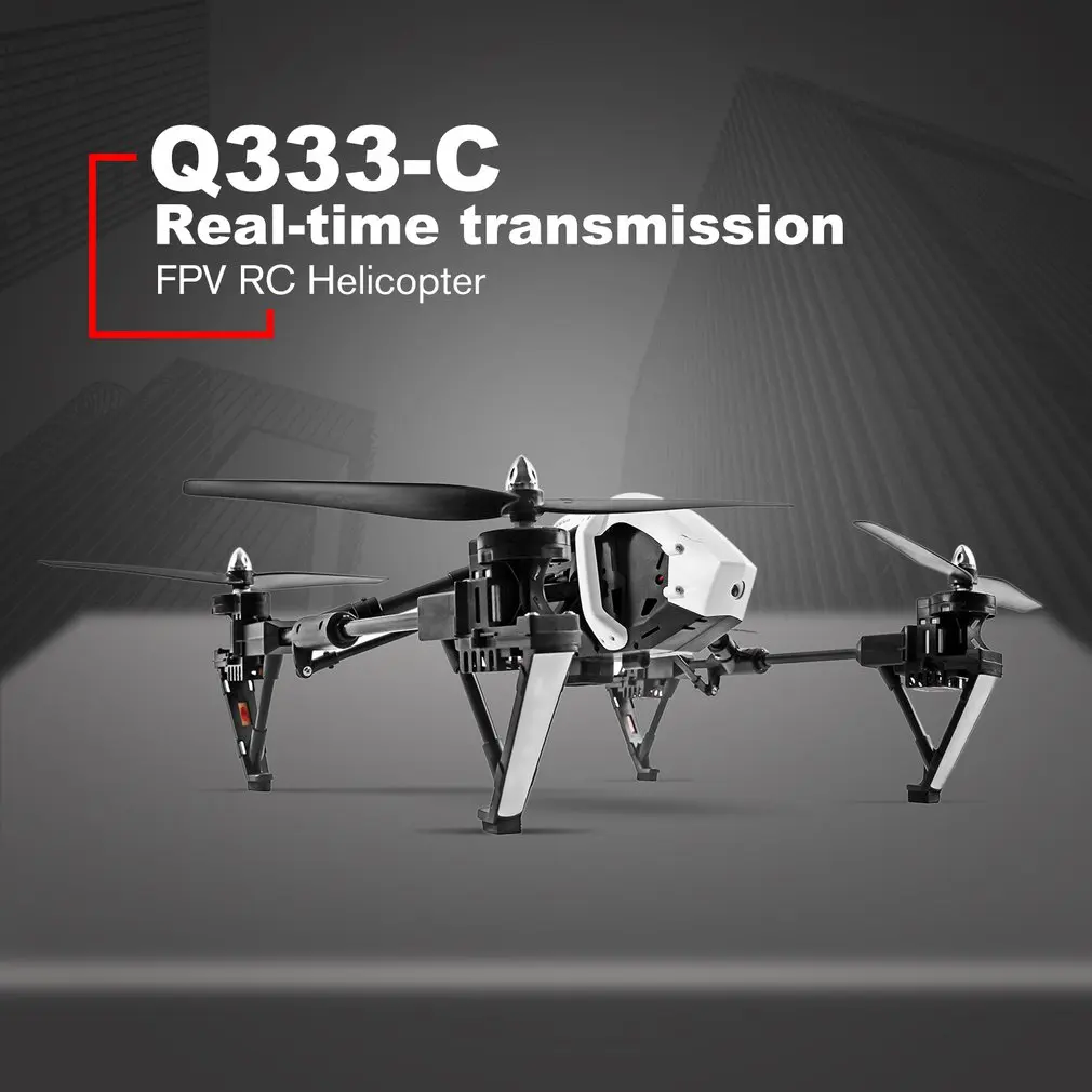 Wltoys Q333 Drone Three-stage Deformation Aerial Four-axis Aircraft Real-time Image Transmission Drone FPV RC Helicopter