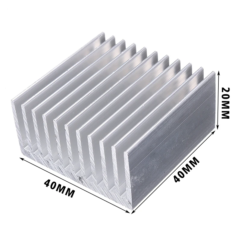 Цельнокроеное платье Белый 11 зуб Алюминиевый Радиатор охлаждения отведению