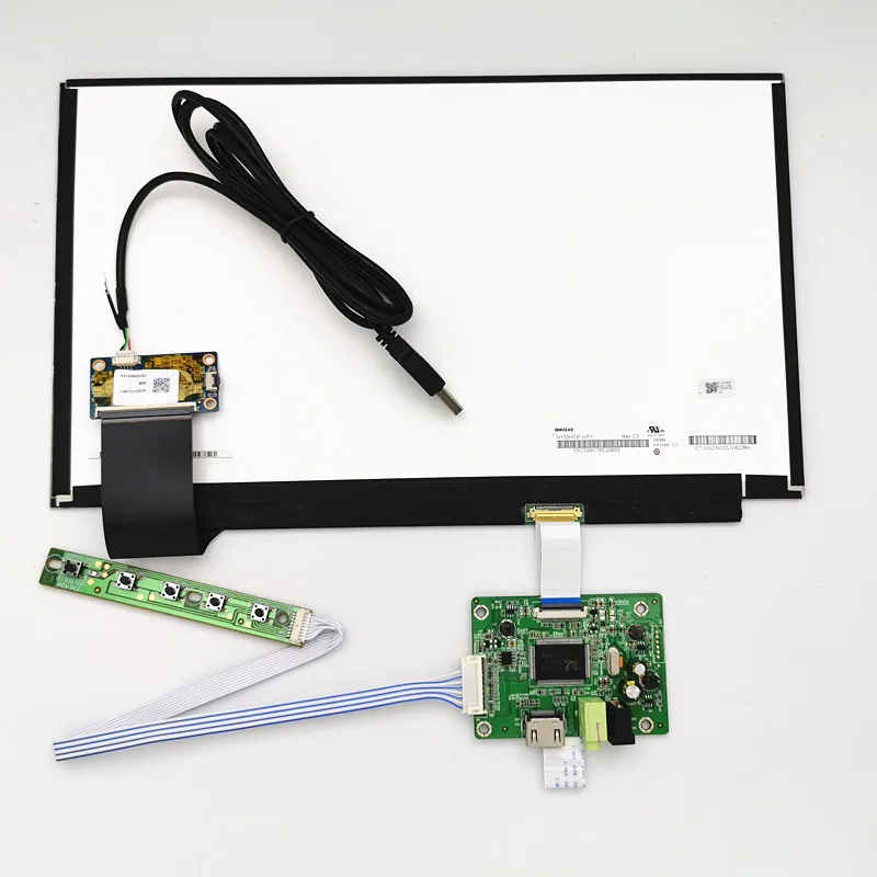 13,3 дюймовый дисплей емкостный сенсорный модуль kit1920x1080 ips HDMI ЖК-модуль Автомобильный Raspberry Pi 3 10 точечный емкостный сенсорный монитор