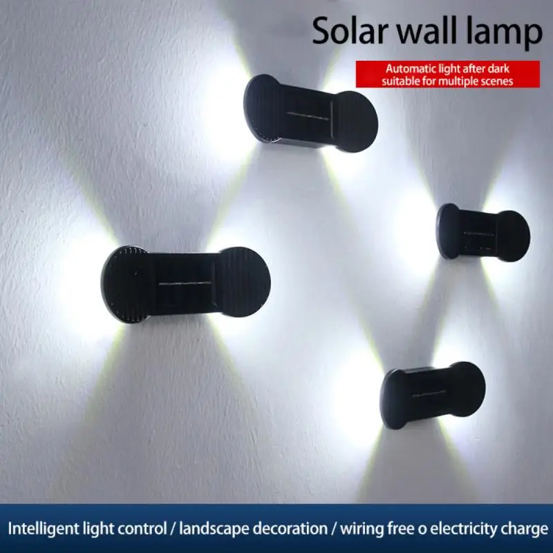 

Уличные Настенные светильники на солнечной батарее, водонепроницаемый динамический светильник для коридора, декоративное освещение для с...