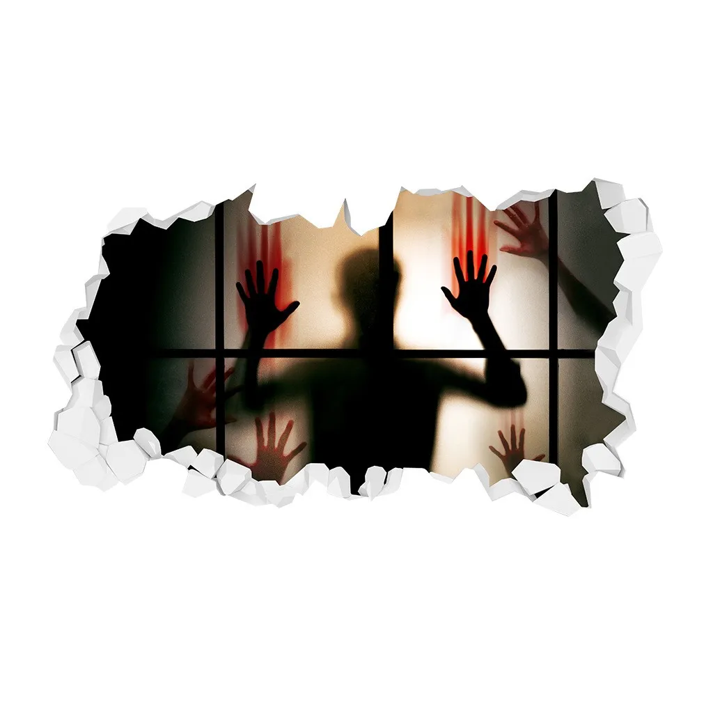 Настенная Наклейка Настенный декор наклейка на стену Хэллоуин домашние Наклейки