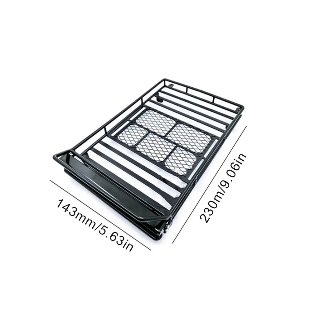 2019 металлический багажник на крышу с 36 светодиодными прожекторами для 1/10 RC Crawler