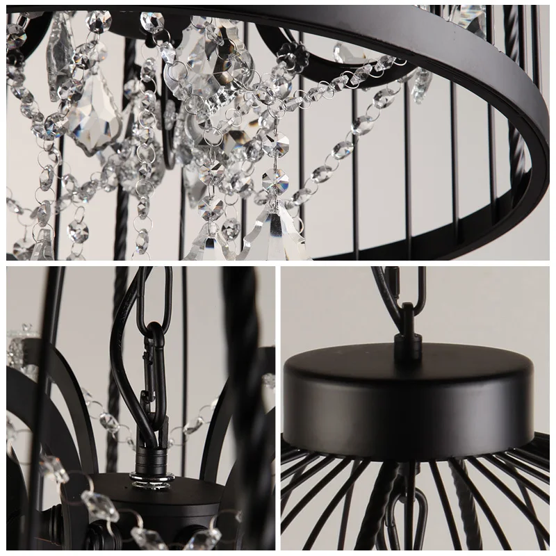 Деревенский из нержавеющей стали металлический для хранения клетка птиц дизайн