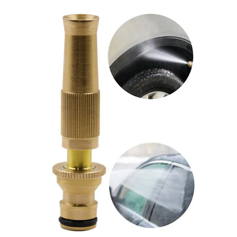

Garden Irrigation Spray Gun Adjustable Brass Sprinkler Garden Hose Sprinkler System Car Wash lawn Watering Water Gun