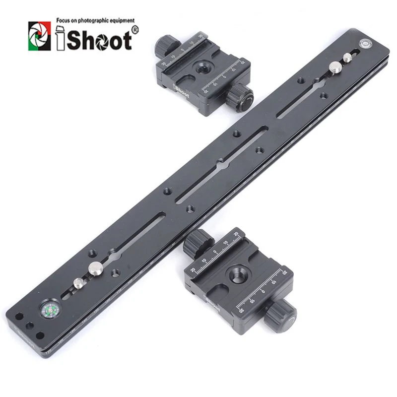 

БЫСТРОРАЗЪЕМНАЯ пластина для штатива iShoot 350 мм, Трипод для DSLR камеры, пластина для штатива, 3D стерео Pro, стереоскопический монопод, двойная ка...