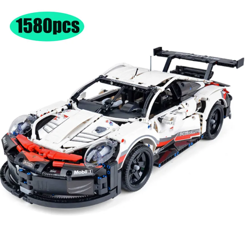 

20097 In Stock RSR high tech Series Super Car RSR King 90066 Building Blocks Bricks 42096 Toy Christmas Girfts