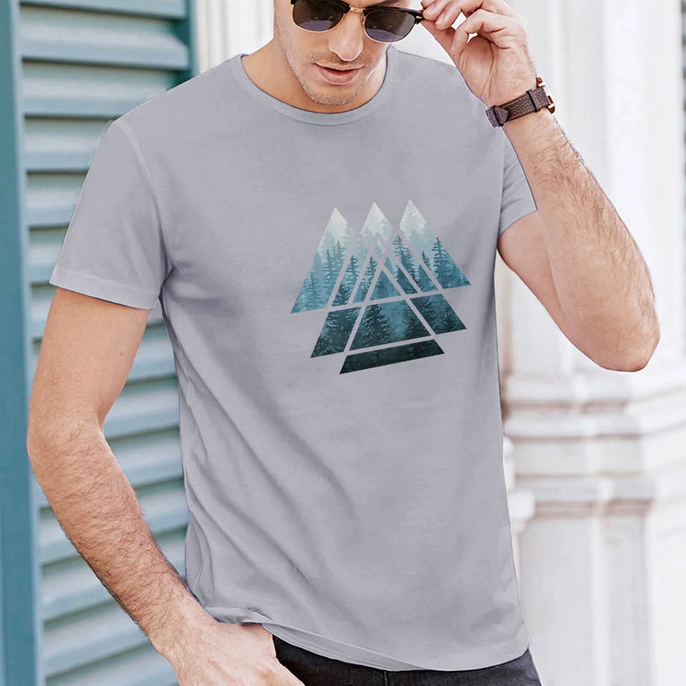 

Casual Men T-shirt 2020 Summer Fashion Short Sleeve O-neck Streetwear Outdoor Top Tees Harajuku Weekend Print Graphic T Shirts