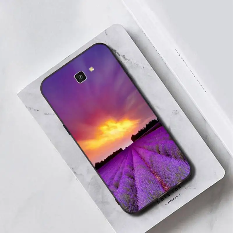 

lavender purple flowers Phone Case For Samsung galaxy A S note 6 7 8 9 10 20 30 50 51 70 edge plus lite