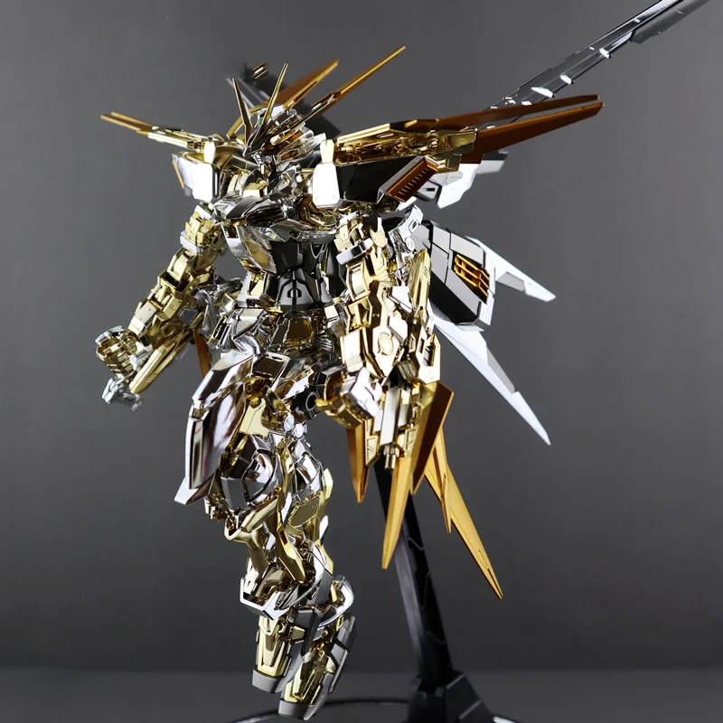 

BANDAI Assembly Model MG 1/100 MBF-P03D Gundam Astray Blue Frame D Coloring Electroplated Metal Action Toy Figures Gifts