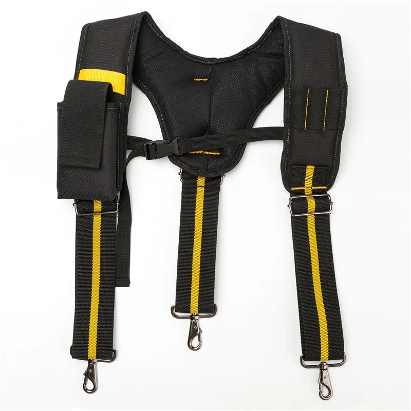 

Черные подтяжки для мужчин Y-образные подтяжки для инструментов можно повесить сумку для инструментов ремешок для снижения веса тяжелый ра...