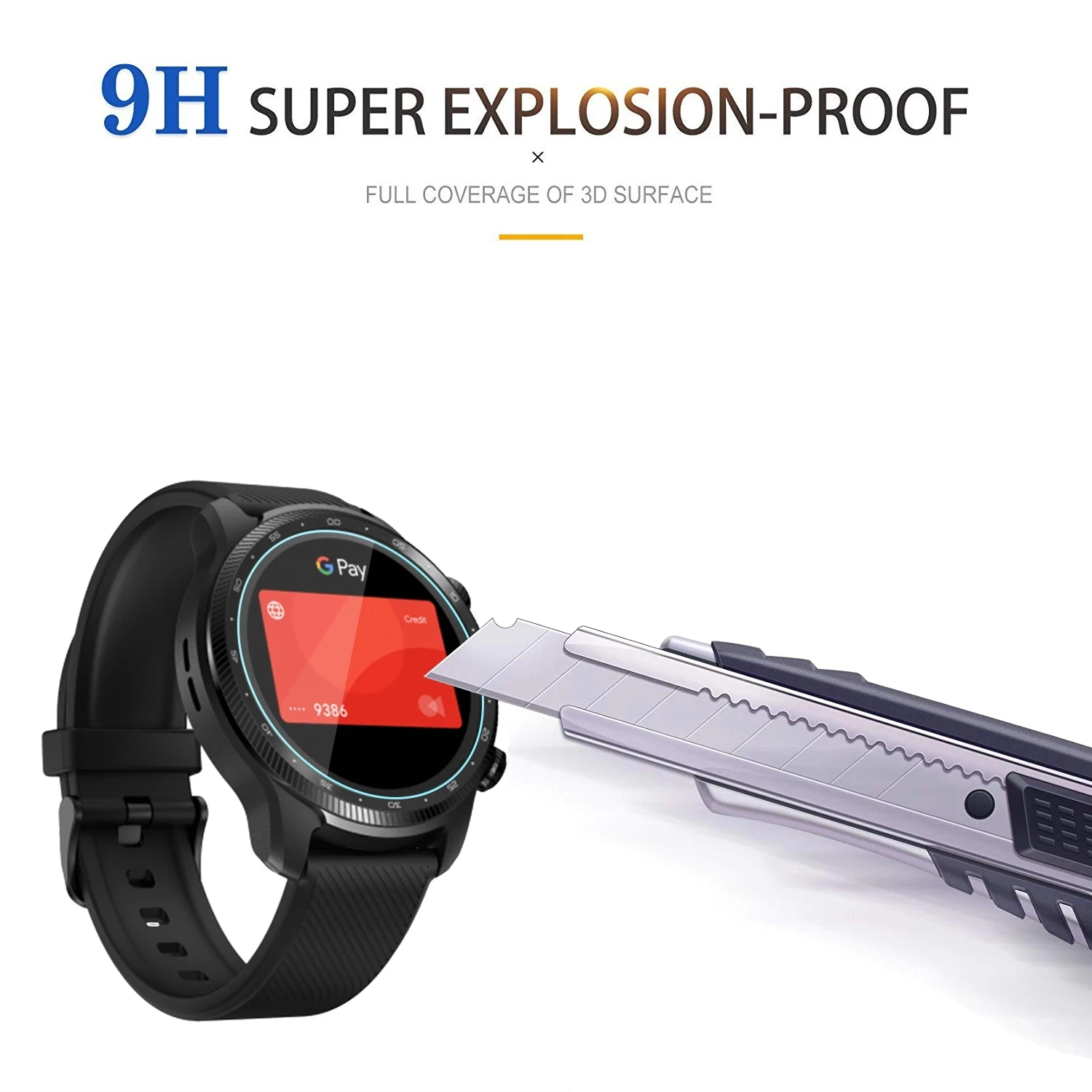 Закаленное стекло для TicWatch Pro 3 Ultra GPS S2 C2 Plus E3 E2 GTX защитная пленка экрана