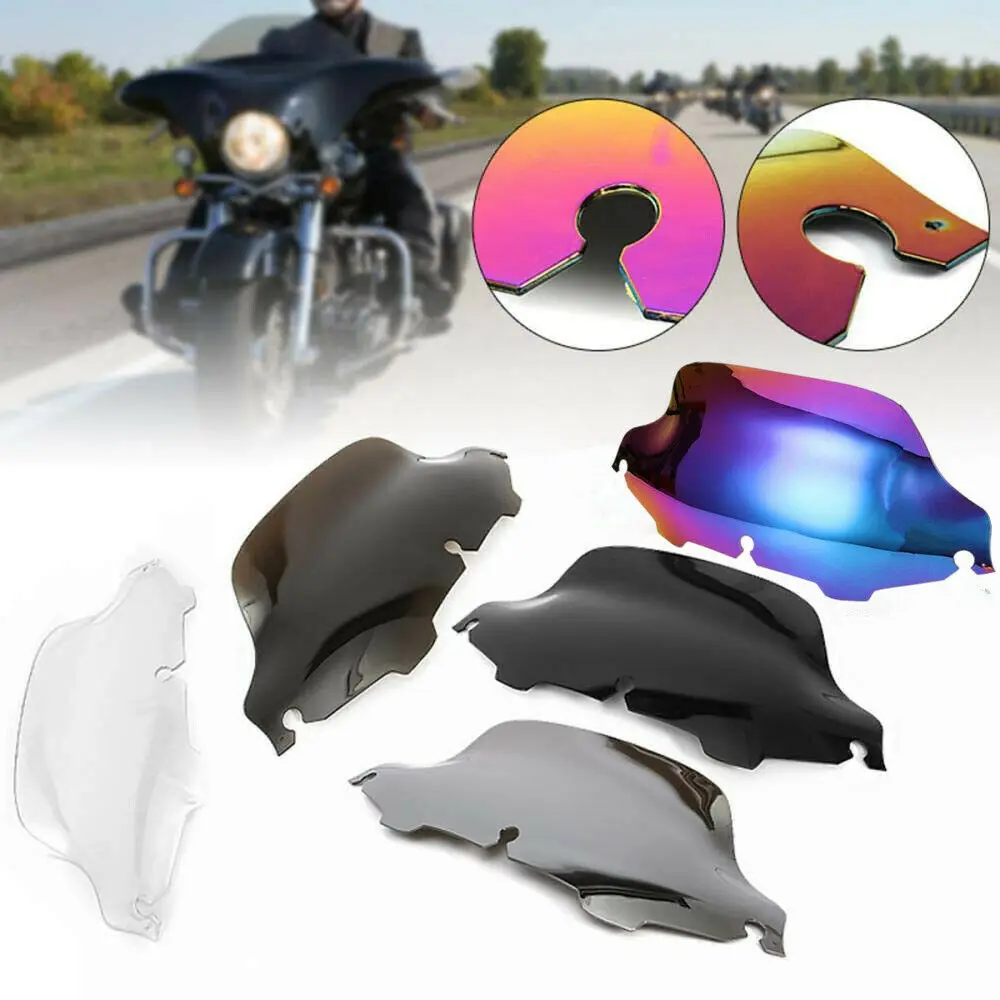 Triclicks мотоцикл " волна лобовое стекло ветровое стекло Ветер щит для Harley Touring Street скользящий Electra Glide Ультра классический 96-13
