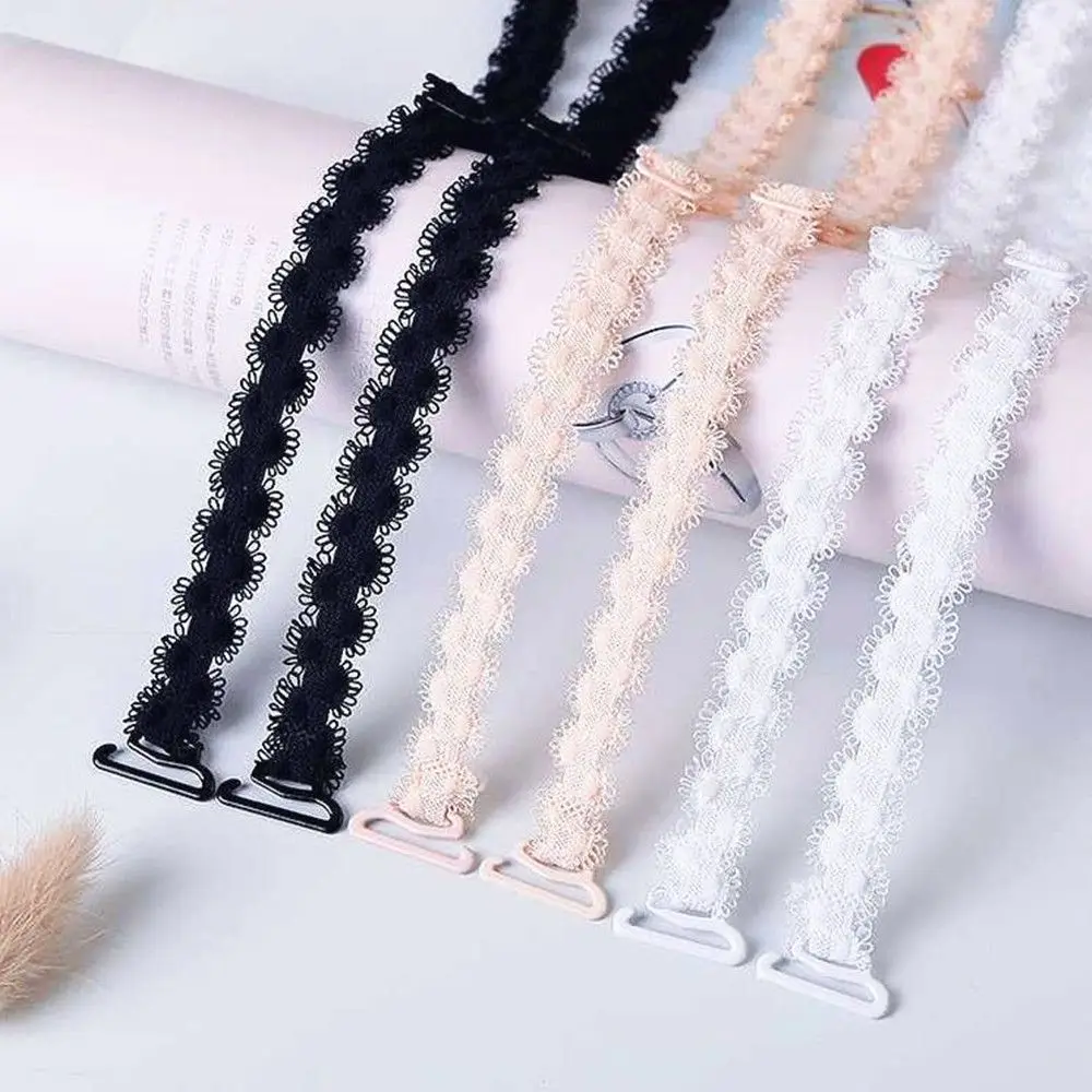 2 пары женский кружевной бюстгальтер сексуальный декоративный плечевой ремень