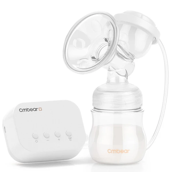 single Cmbear двойной Электрический молокоотсос USB BPA бесплатно с молочной бутылочкой для грудного вскармливания массаж доильный аппарат всасывание сосков - Цвет: single