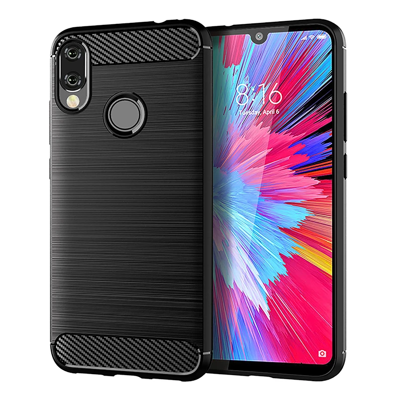 Чехол из углеродного волокна для Xiaomi Redmi Note 7S K20 6 Pro 6A Go 7A 7 чехол Y2 Y3 S2 силиконовый