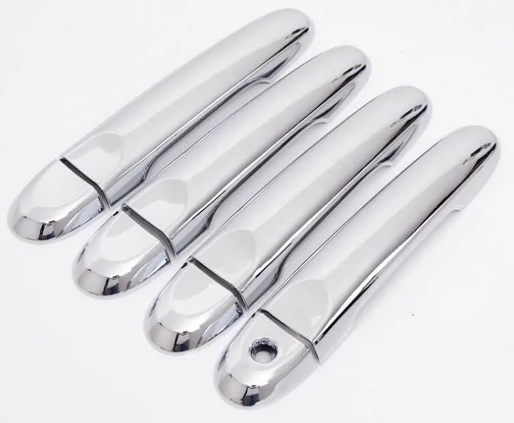 Стайлинг автомобиля Хромированная ручка двери + крышка чаши литье под давлением