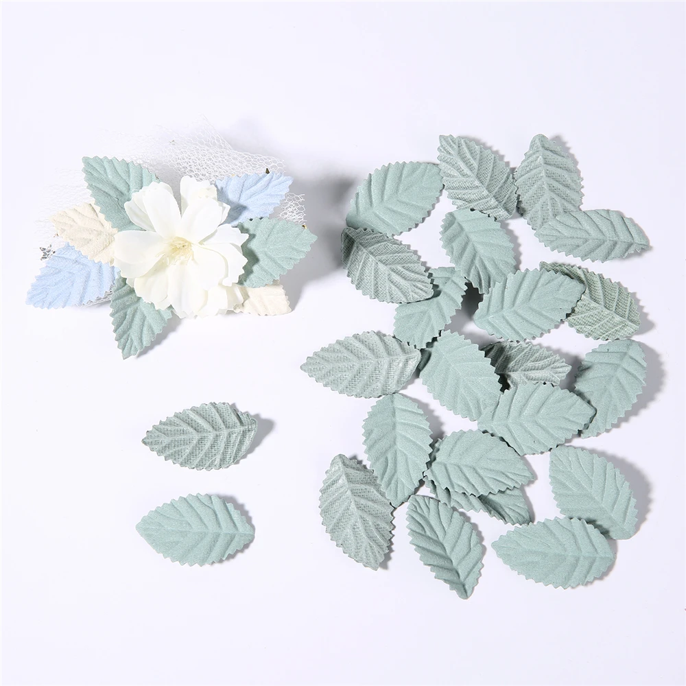 50/100Pcs Gefälschte Baum Blatt Mini Künstliche Blätter Für Hochzeit Hause Dekorationen DIY Handgemachte Kranz Scrapbooking Handwerk Zubehör – Detail 7