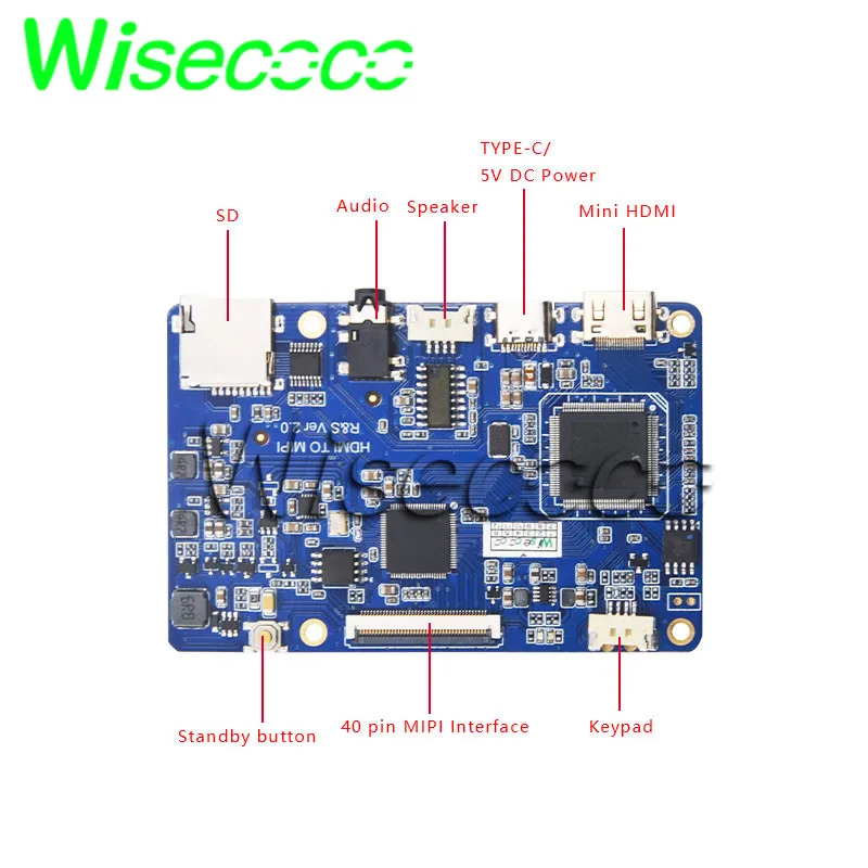 7- 1200x1920 TFT IPS - Wisecoco 500       Raspberry Pi HDMI MIPI  TFTMD070021