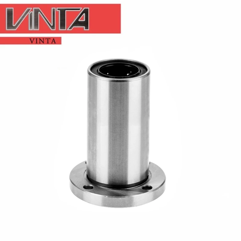 Удлиненный Круглый фланцевый линейный подшипник 1 шт./лот LMF6 8 10 12 13 16 20 25 30 35 40 50LUU