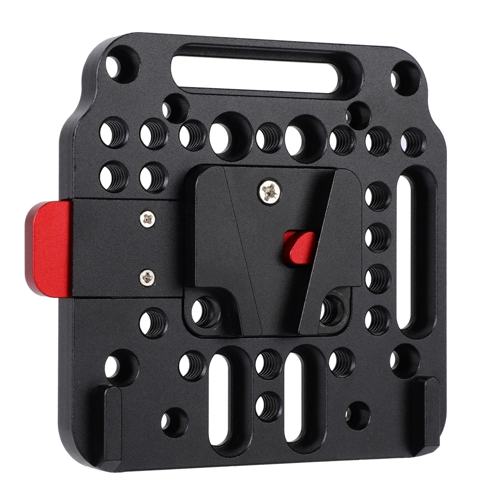 

V Lock Assembly Quick Release External Battery Plate Camera AccessoryV