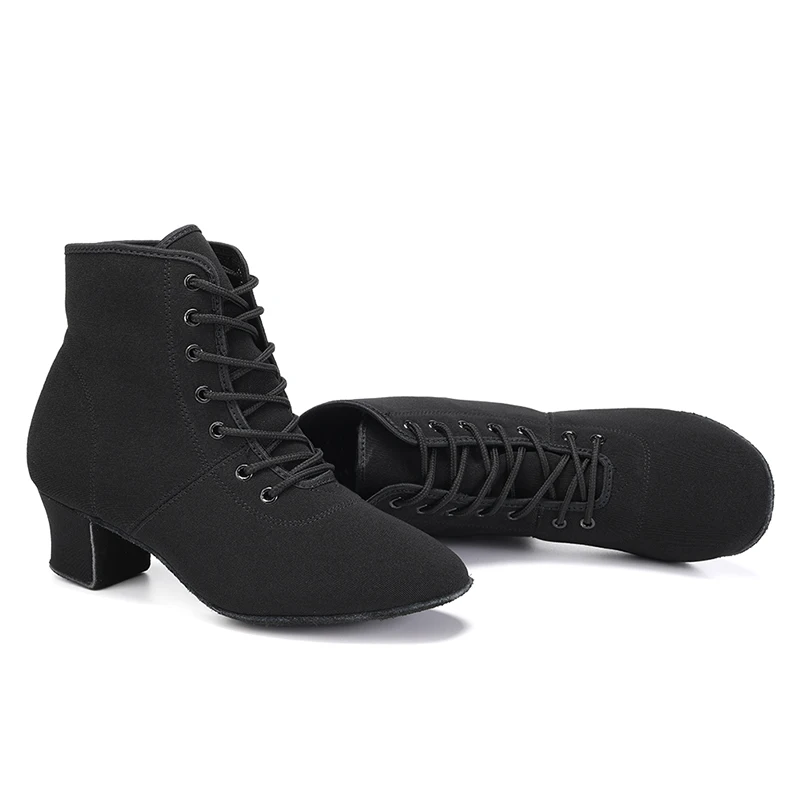 HIPPOSEUS New arrival Ballroom dance shoes for women Girl Low Heel Ladies Latin High-top printing Oxford cloth Wholesale price