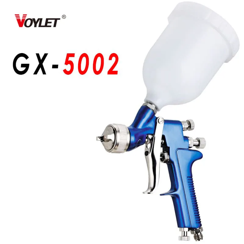 VOYLET GX 5002 Paint Spray Gun 1.4 / 1.7 / 2.0MM Nozzle with 600ML Cup