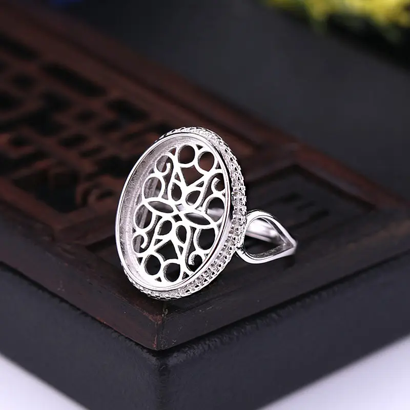 

Женское Винтажное кольцо с овальным кабошоном, 13 х18 мм