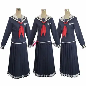 Аниме Danganronpa Dangan-Ronpa 2 Toko Fukawa, карнавальный костюм, школьная форма, вечерние костюмы на Хэллоуин, парик для косплея