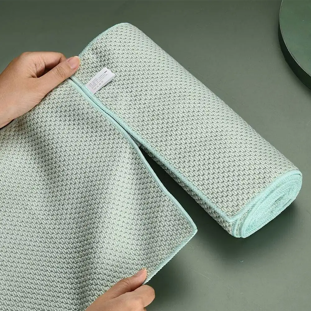 

5/10Pcs Kitchen Non-Absorbent Fish Scale Cleaning Cloth Kichen Cleaning Housework Cloth Rags Dish Table Accessories J0B5