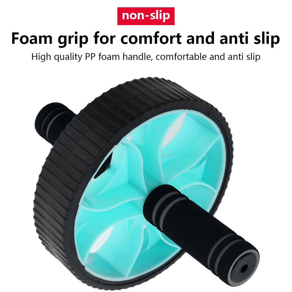 Тренажер для мышц живота AB ролик брюшного пресса колесо упражнений в тренажерном