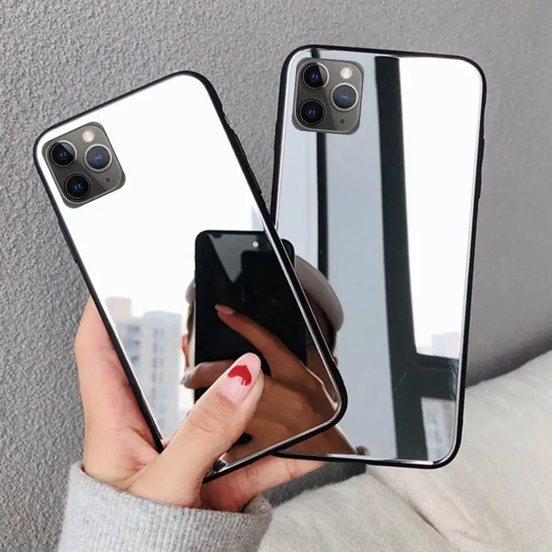 Роскошный зеркальный чехол для Samsung Galaxy A50 A70 S7 S8 S9 Plus S10 Lite Note 8 9 J5 J7 Prime J3 J6 J8 2018