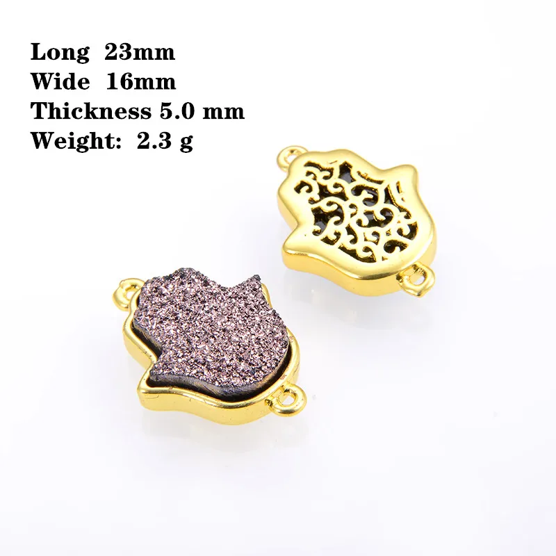 10 шт./упак. с украшением в виде кристаллов бутон Палм соединитель для &quotсделай