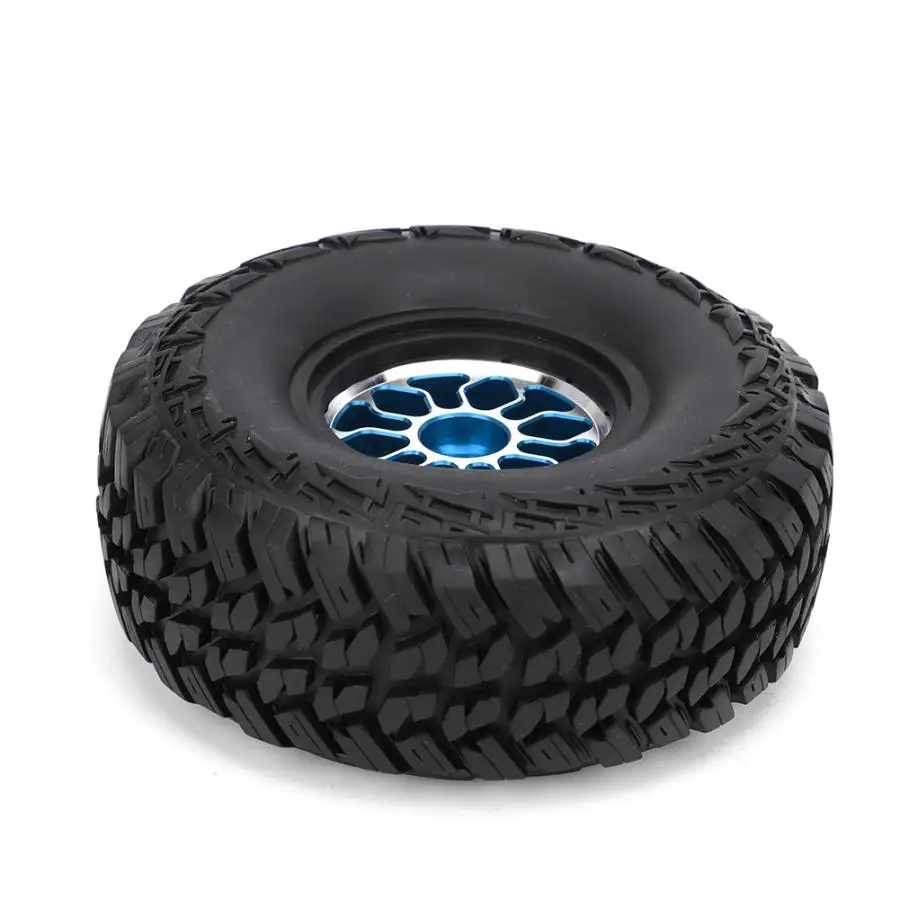 2Pcs 1.9in RC Tire Tyre Wheel Hub Rim Wheels Set Fit for 1/10 TRAXXAS HPI Crawler Truck Car Spare Parts Rubber Tires |