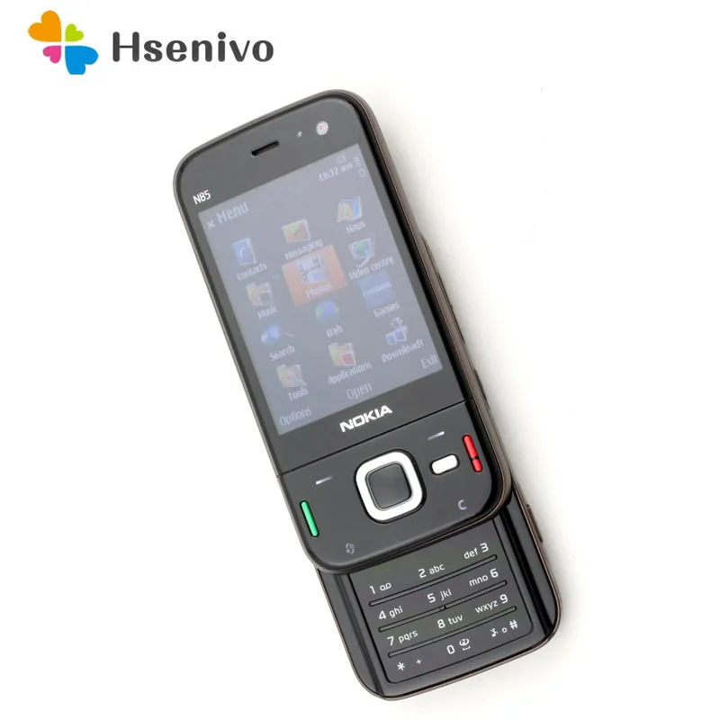 nokia n85 refurbished original unlocked slide mobile phone n85 cell phone with 1 year warranty free global shipping