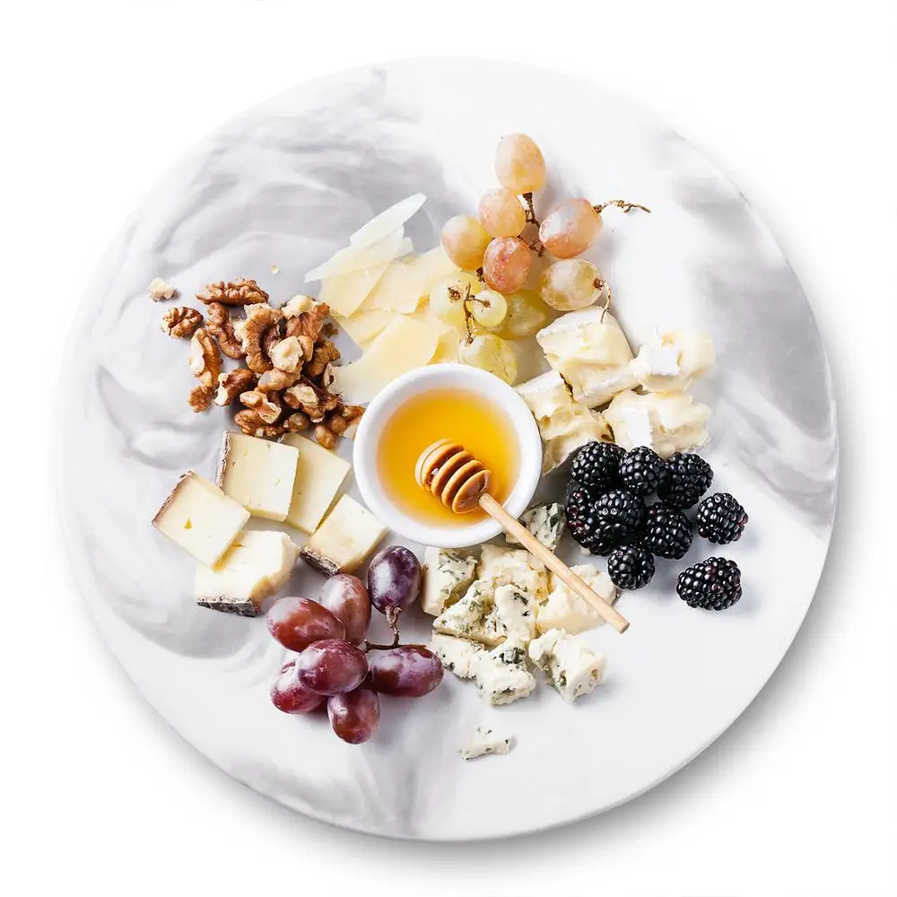 Ковбойские круглые мраморные формы lekcoh Сланцевые блюда твердый стейк