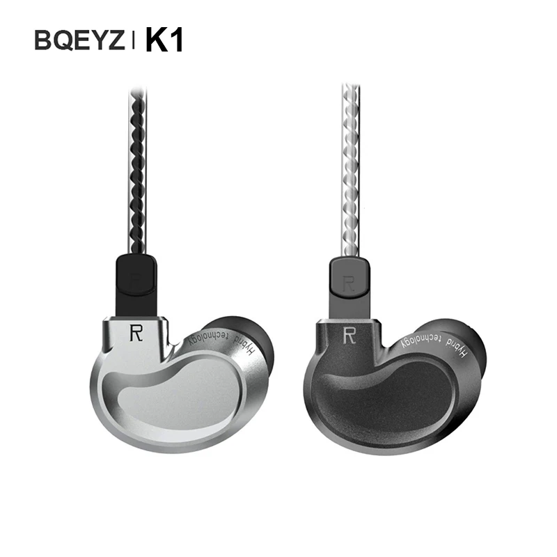BQEYZ K1 проводные наушники металлические тройные драйверы шумоизолирующие стерео